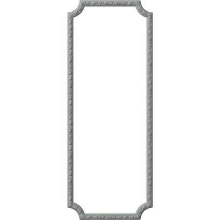 Ekena Millwork 28-in. W x 72-in. H Sussex Floral Panel Moulding Kit Single Panel PMLKSU28X72A